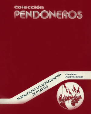 Pendoneros portada 17 Numeraciones del repartimiento de Otavalo (Parte II)